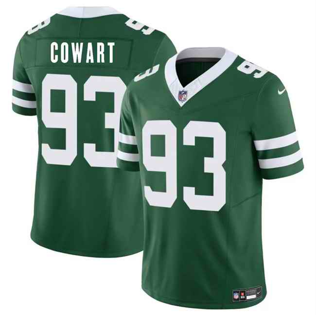 Men's New York Jets #93 Byron Cowart Green 2025 F.U.S.E. Vapor Untouchable Limited Stitched Jersey
